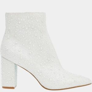 Betsy Johnson Cady Boot Pearl 8